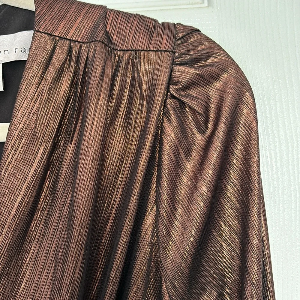 Adelyn Rae Lexi Metallic Jumpsuit Size M GUC - Picture 9 of 16